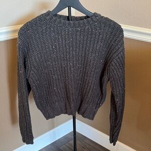 a.n.a Charcoal Knit Sweater